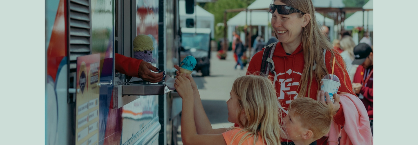 Grab a bite from a selection of local food trucks serving up delicious treats