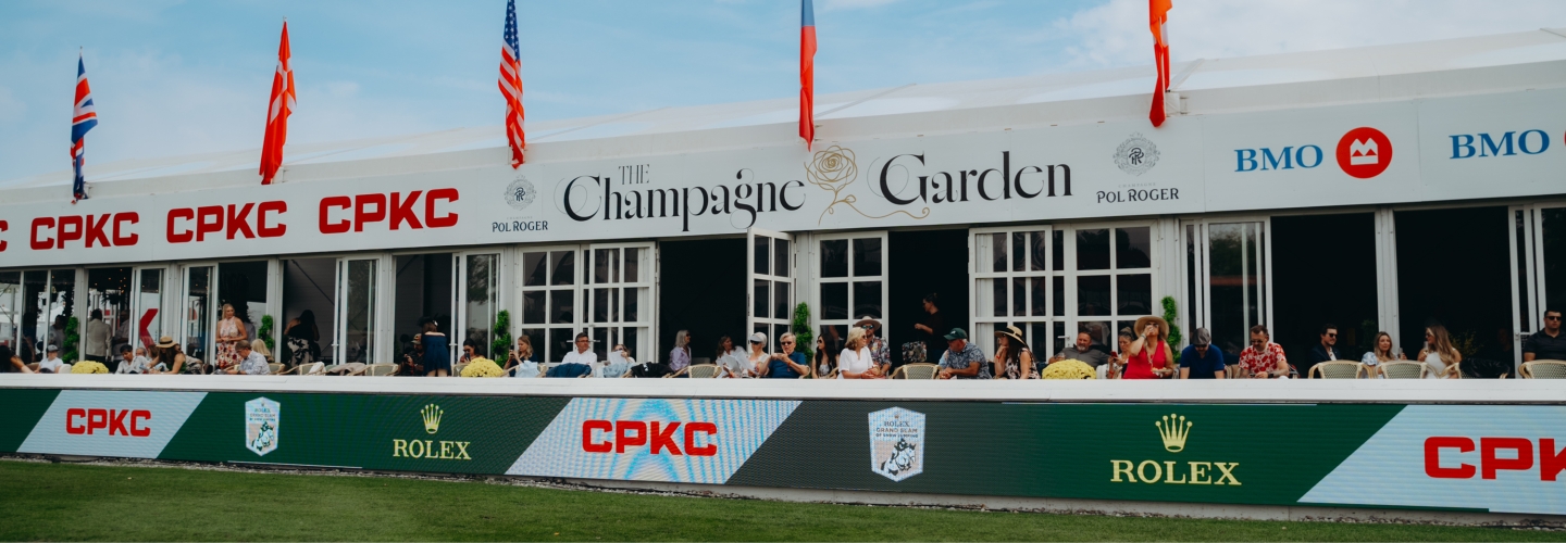 The Champagne Garden on the International Ring