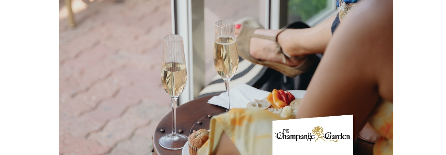 AVAILABLE!<br>The Champagne Garden