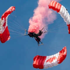 The SkyHawks<br>CAF Parachute Team