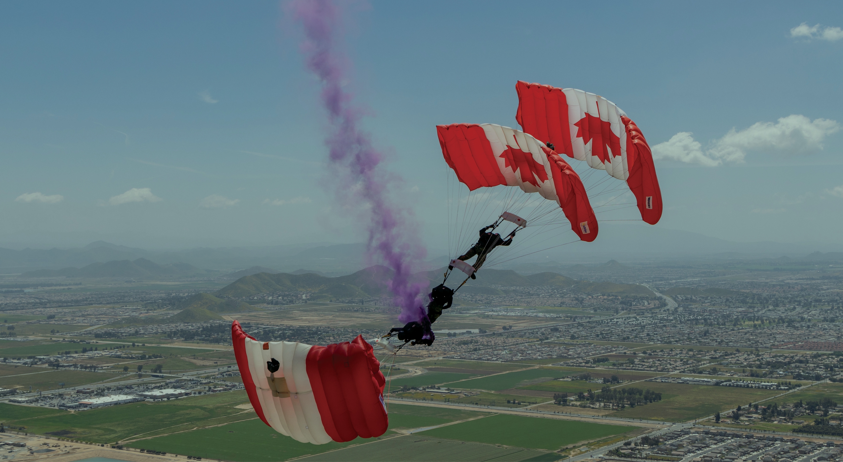 The SkyHawks<br>CAF Parachute Team