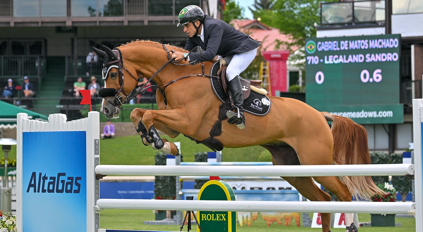 Gabriel de Matos Machado Tops International Field in AltaGas Cup at Spruce Meadows