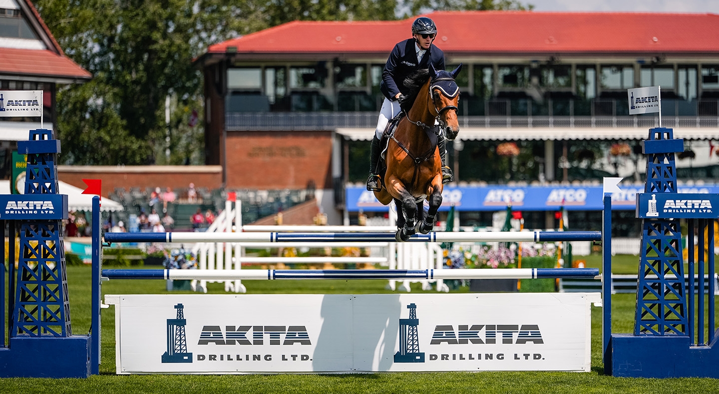 Daniel Coyle (IRL) and Calippo 57 Strike Lightning Fast Victory in AKITA Drilling Cup 1.45m